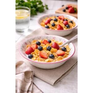 Johnson Brothers England 1985 Set Of 6 Summer Chintz Cereal Bowls, 6x2”